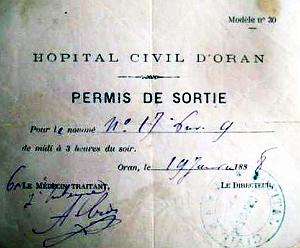 Oran documents divers 666